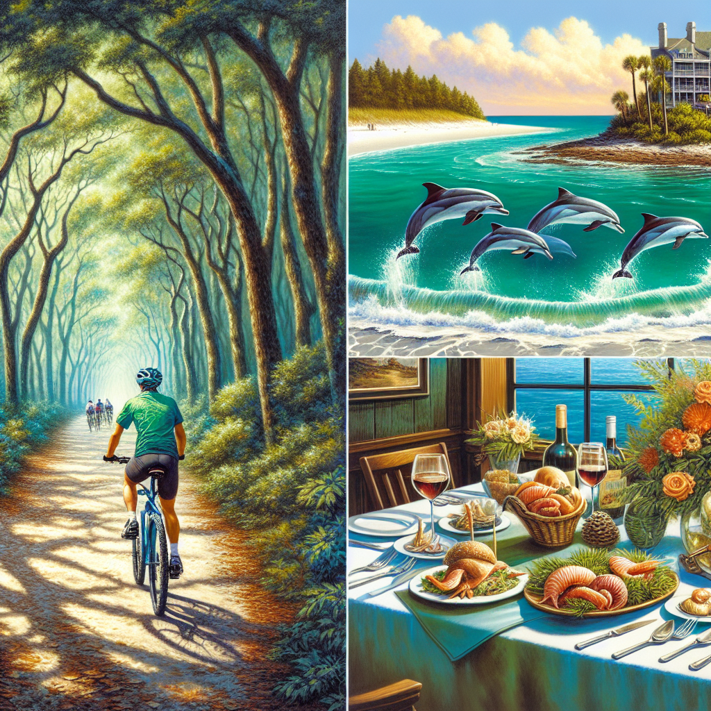 Discover outdoor adventures from biking and dolphin watching to savoring the local cuisine of Hilton Head.