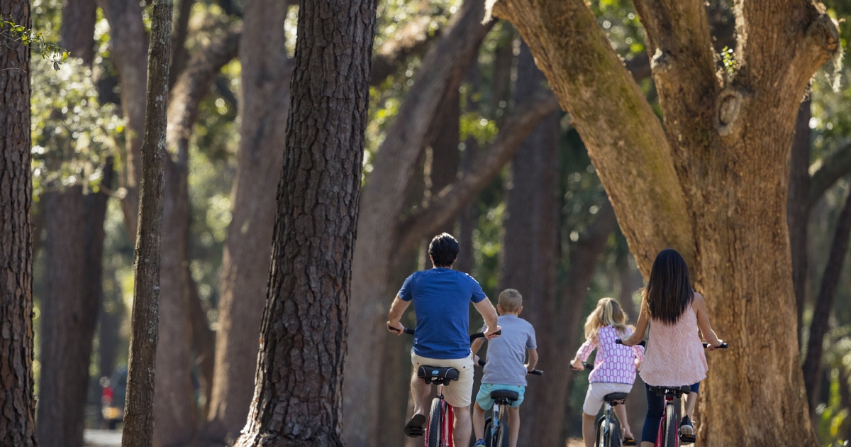 Pedal through paradise on Hilton Head Island's extensive biking trails.