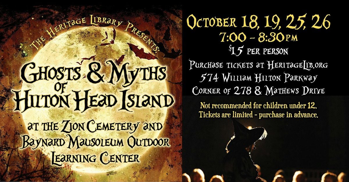 Discover Haunted Tales at Hilton Head's Zion Cemetery Event