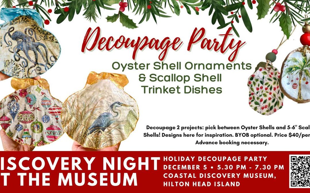 Craft Your Own Ornaments: Join the Decoupage Workshop in Hilton Head