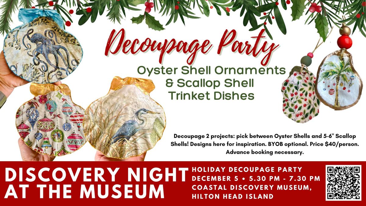 Craft Your Own Ornaments: Join the Decoupage Workshop in Hilton Head