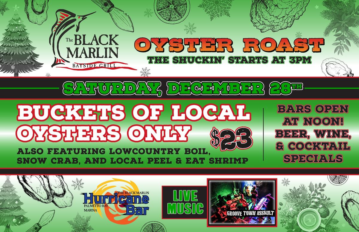 Oyster Roast at Black Marlin: A Seafood Celebration in Hilton Head